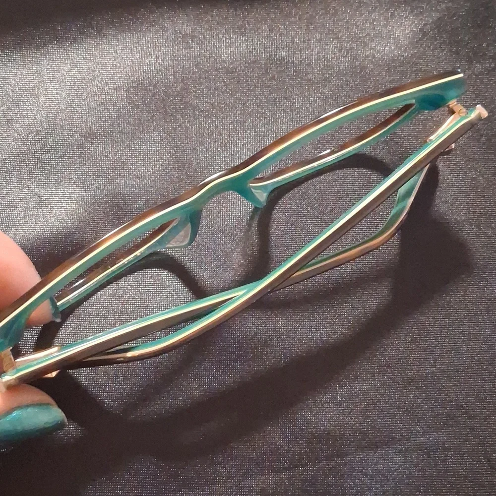 Kate Spade Tortoise and Green Rx Eyeglass Frames Only
